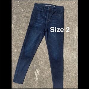 American Eagle Outfitters Dark Indigo Skinny Jeans